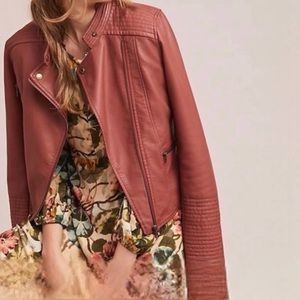 ett:twa Vegan Leather jacket from Anthropologie